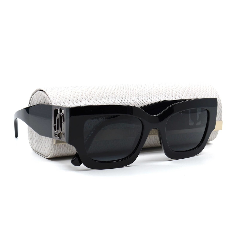 JIMMY CHOO NENA/S BLACK GREY WOMEN'S SUNGLASSES - Picture 10 of 14